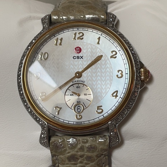 Michele CXS Diamond Watch with NEW Battery main image 14